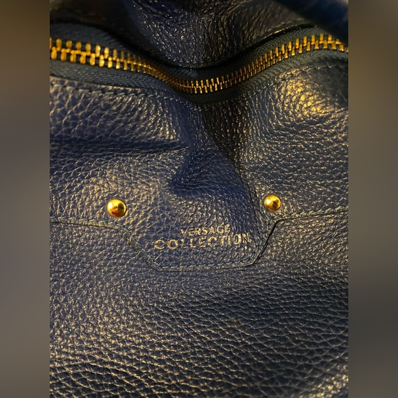 Versace bag - blue - silver detailing - Picture 7 of 7